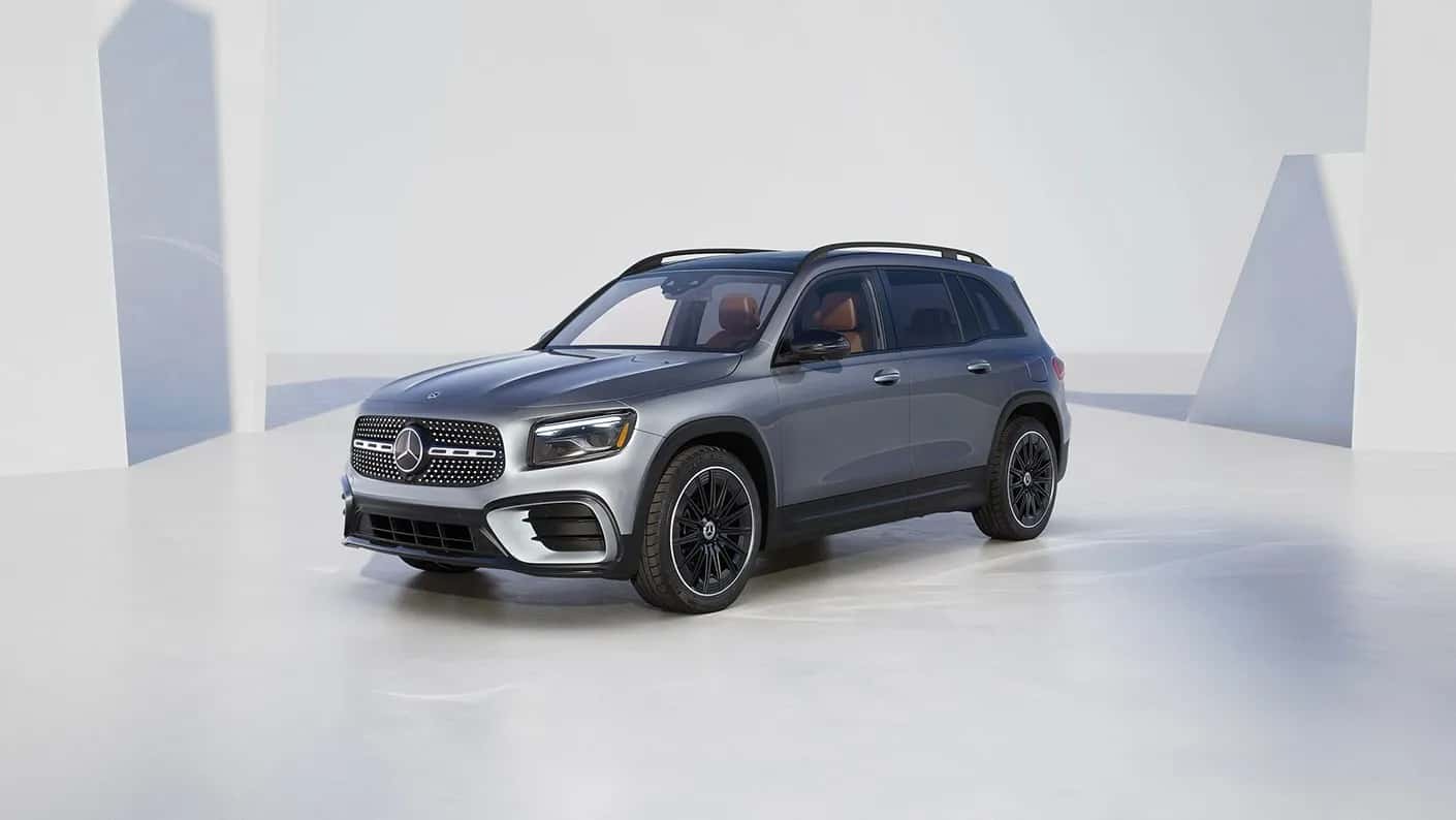 Silver Mercedes-Benz GLB SUV