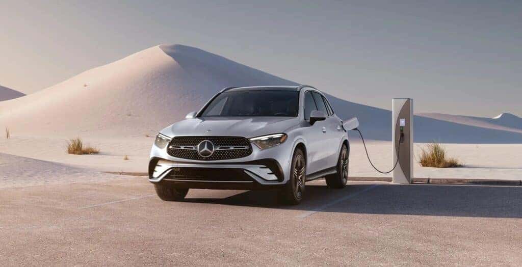 Mercedes-Benz GLC 350e charging