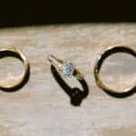Rings for sale at a jewelry store