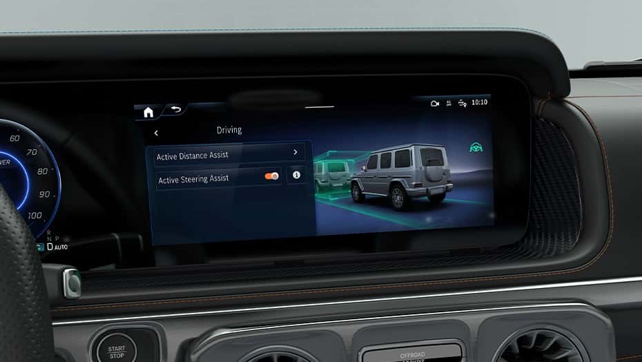 Driving assistance technology in the 2026 G580 SUV