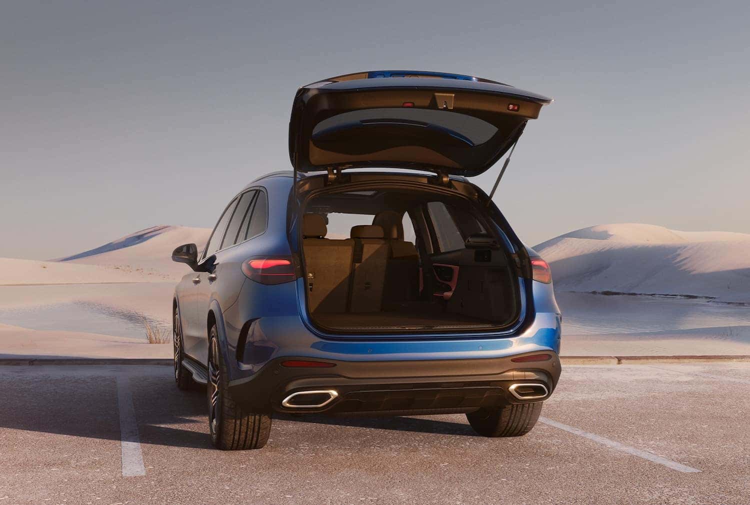 Trunk space of the 2027 GLC