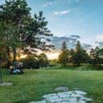 Golf course at a country club