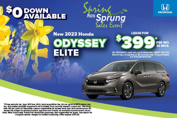 2023 Honda Odyssey Elite 