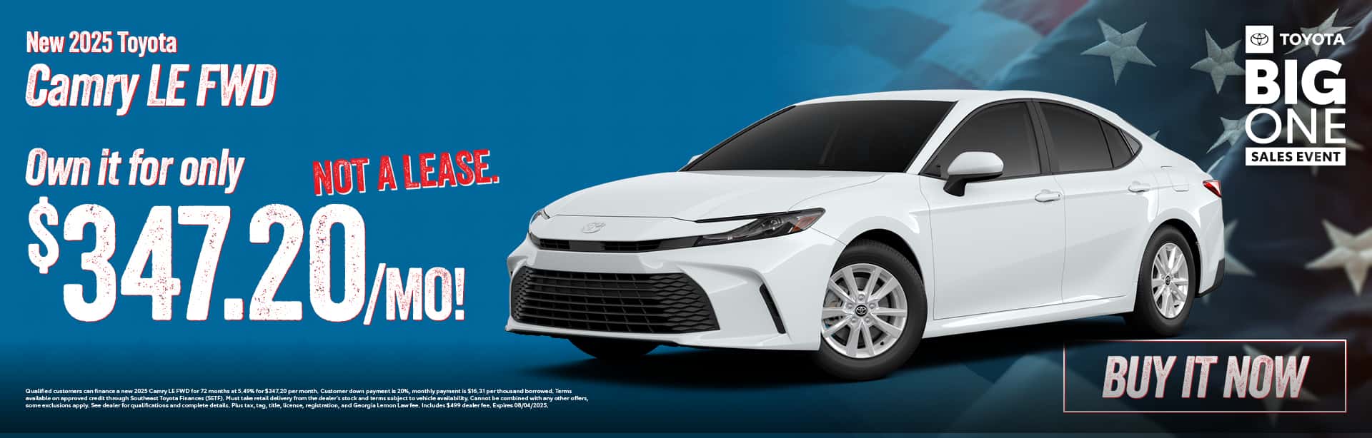 2025 Camry Offer