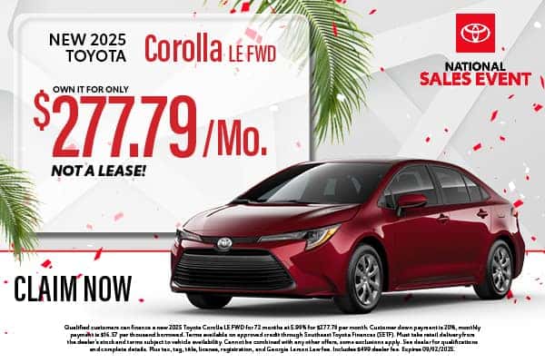 New 2025 Toyota Corolla LE FWD