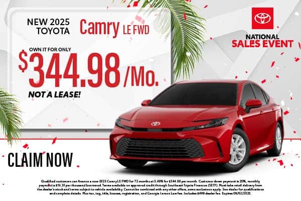 New 2025 Toyota Camry LE FWD