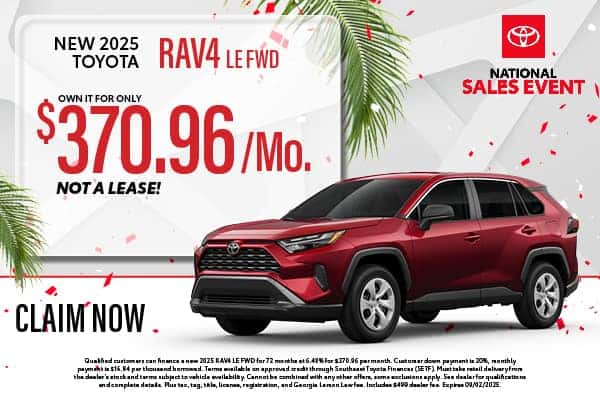 New 2025 Toyota RAV4 LE FWD