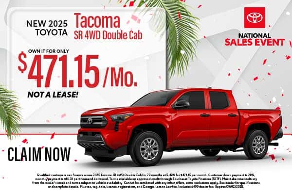 New 2025 Toyota Tacoma SR 4WD Double Cab