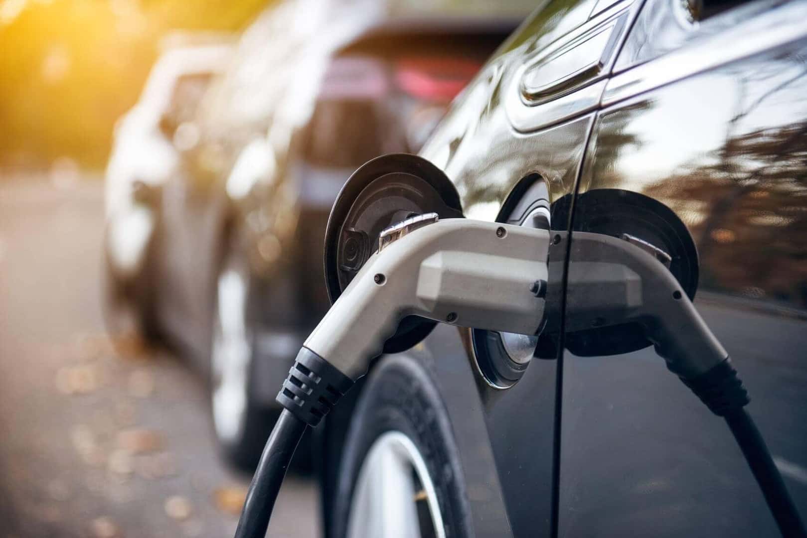 Electric cars charging