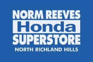 The Norm Reeves Honda Superstore North Richland Hills logo is shown.