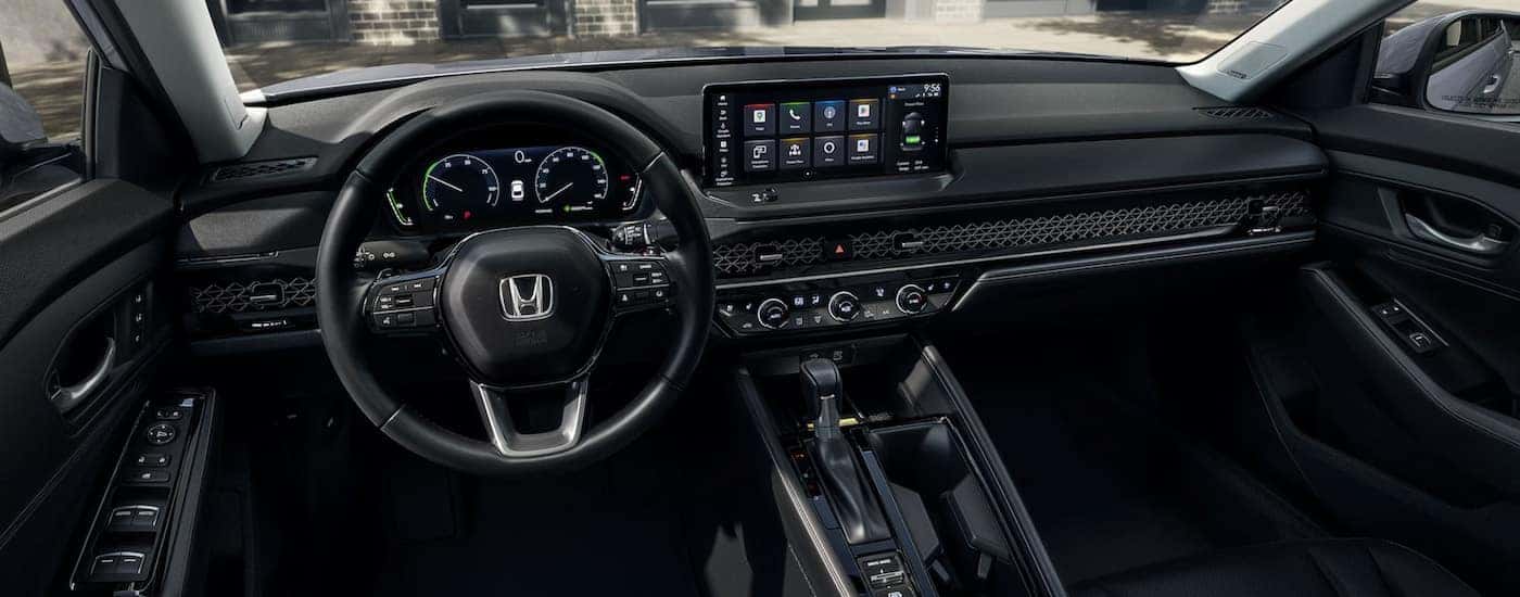 The front cabin of a 2024 Honda Accord for sale near Grapevine.