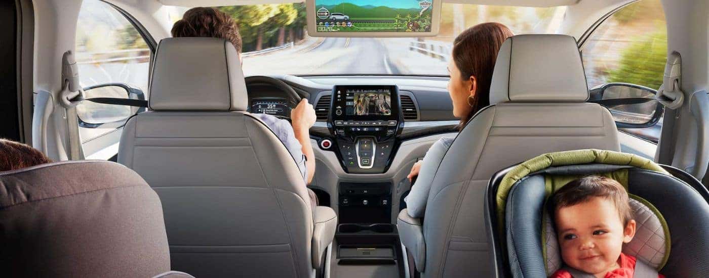 A family driving in a 2025 Honda Odyssey for sale in North Richland Hills