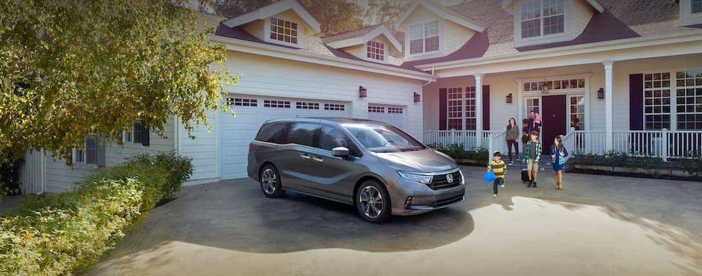 A parked 2025 Honda Odyssey for sale near Newark.