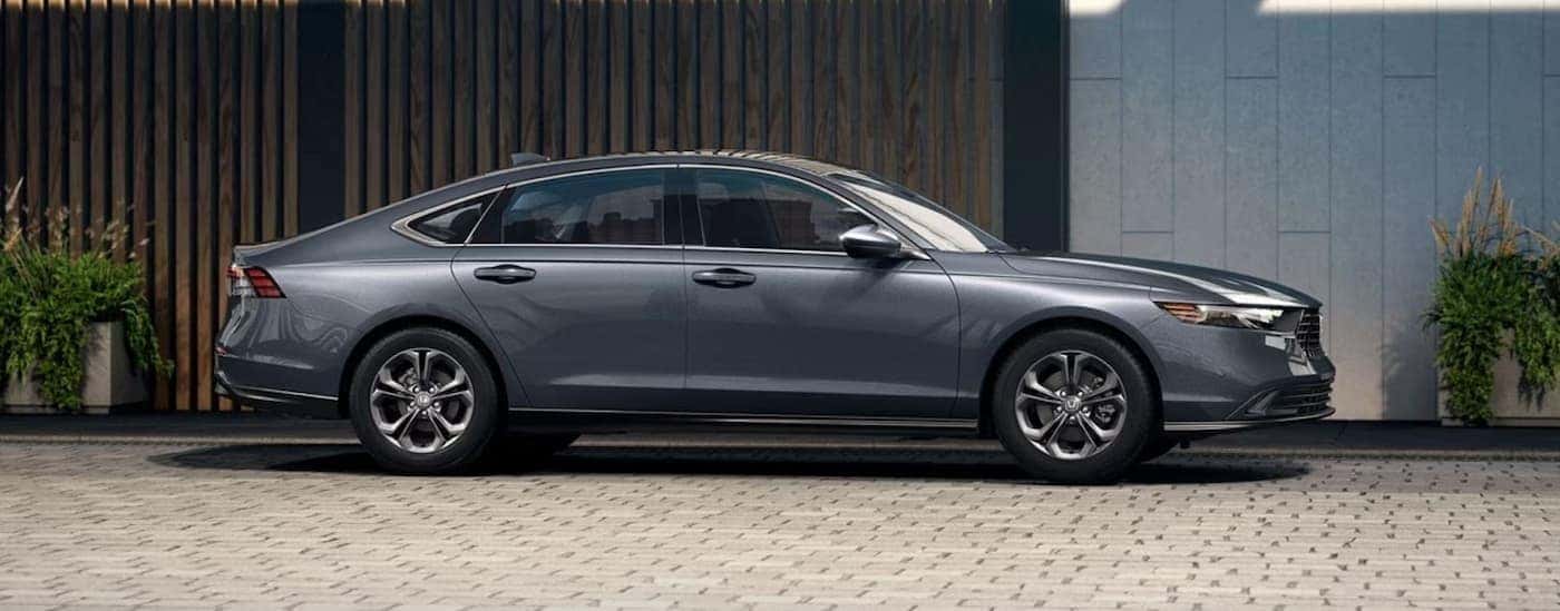 A parked gray 2024 Honda Accord.