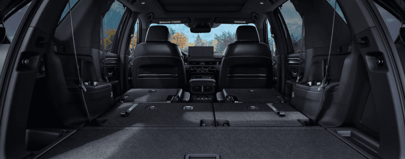 Black interior of a 2026 Honda Pilot