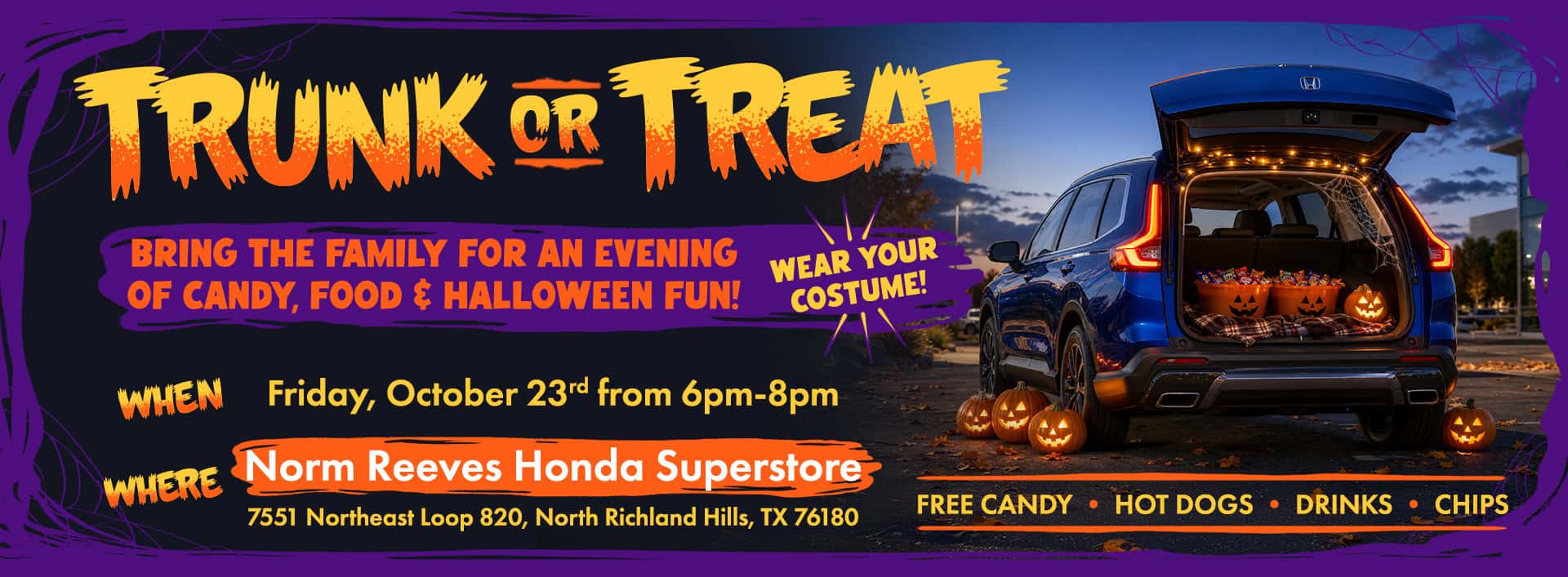Norm_Reeves_Honda_North_Richland_Hills_Slide_Desktop_1920x707_Trunk_Or_Treat_Event__10-26