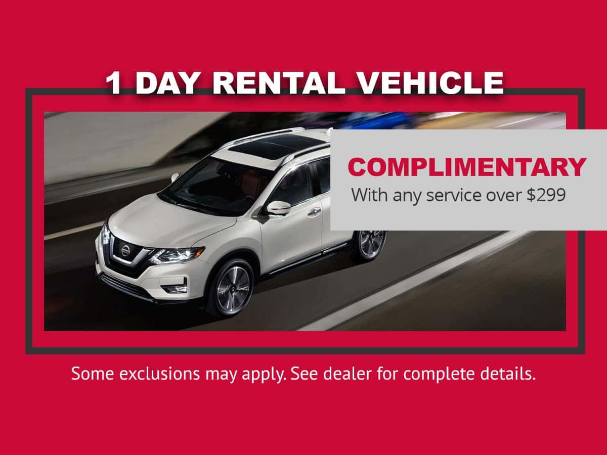 Nissan Rental Car Special in Mission Bay