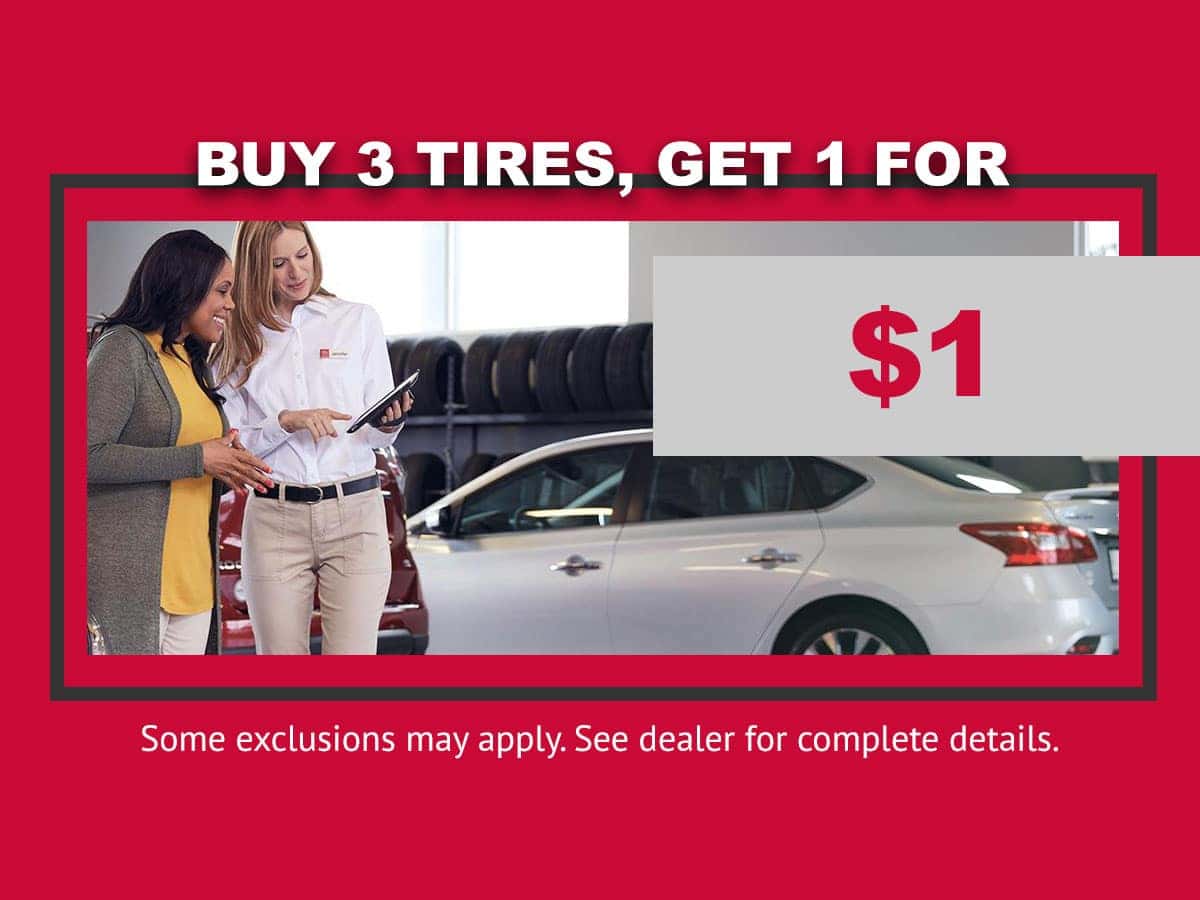 Nissan Tire Special in Mission Bay