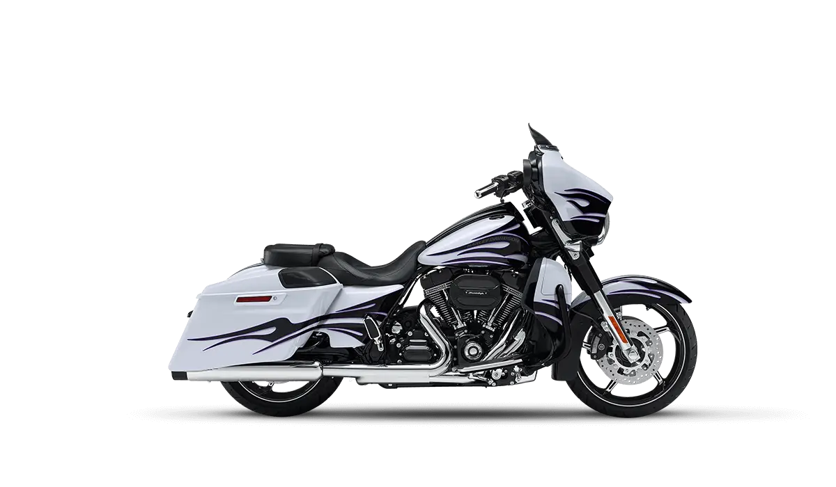 white cvo street glide