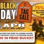 Pre-Black Friday Pre-Owned Tag Sale or 0% APR On All New Harleys