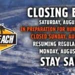 Due to Hurricane Isaias Palm Beach Harley Closing Early