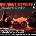 Bike Night Schedule