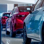 Cars in Showroom