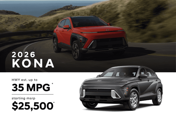 <center><strong>2026 Hyundai Kona SE</strong></center>