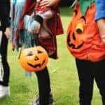 Children in Halloween Costumes