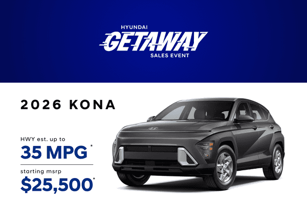 <center><strong>2026 Hyundai Kona SE</strong></center>