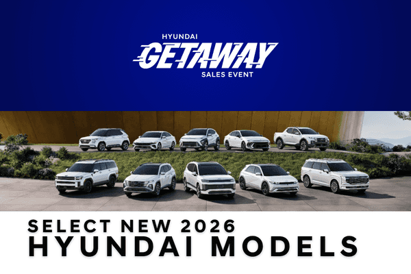 <center><strong>Select New 2026 Hyundai Models</strong></center>