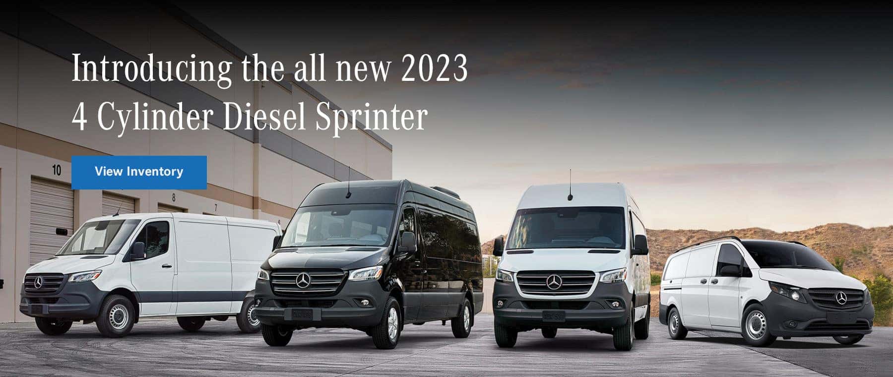 Introducing the all new 2023 4 Cvlinder Diesel Sprinter