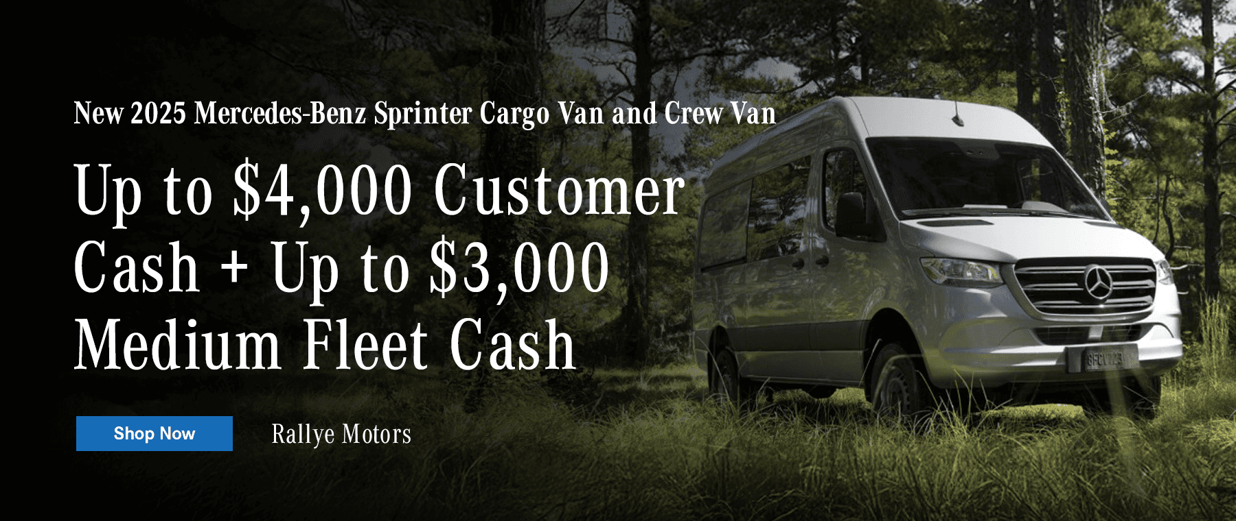 New 2025 Mercedes-Benz Sprinter Cargo Van and Crew Van