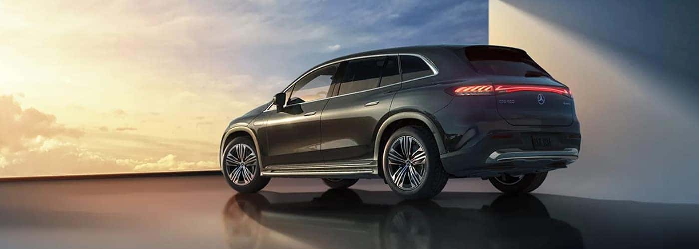 2025 eqs suv parked in front of sky