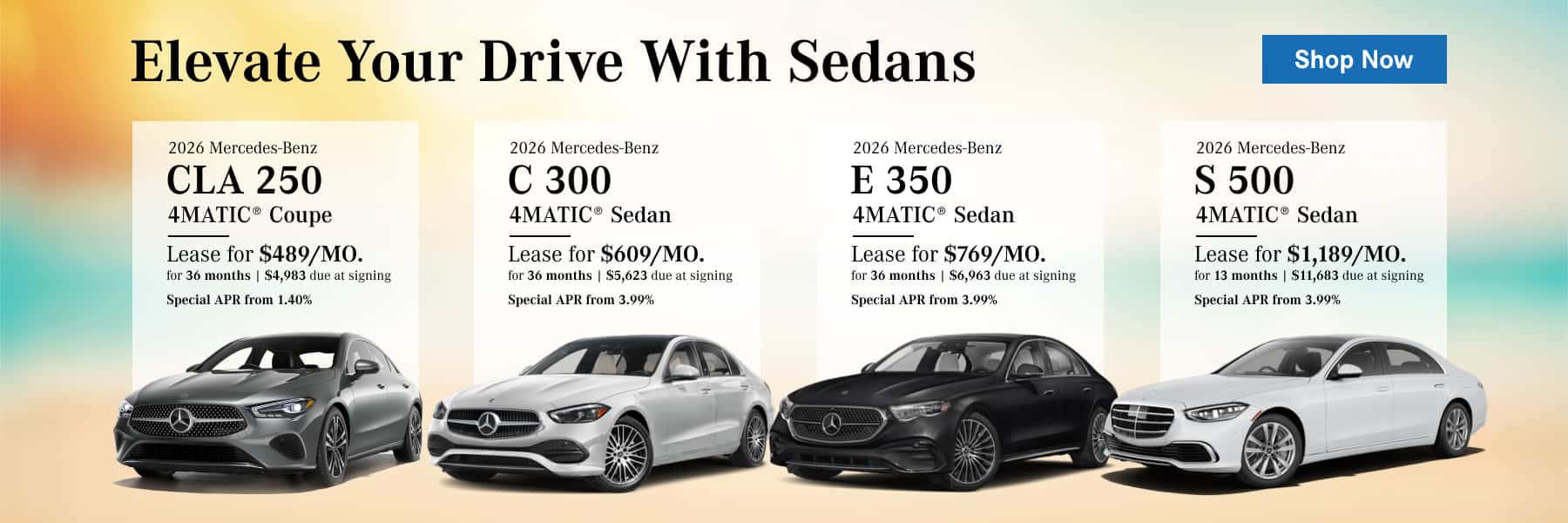 Sedan Offers