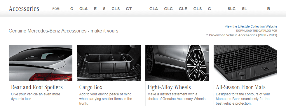 Genuine Mercedes-Benz gifts & accessories