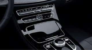 728 - Center Console in Black Piano Lacquer