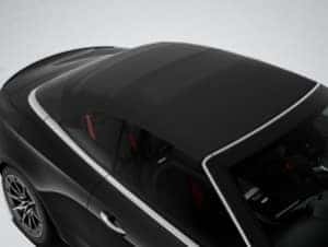 740 - Black Fabric Soft Top