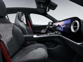 611 - AMG Black MB Tex w/
Microfiber and Red Stitching