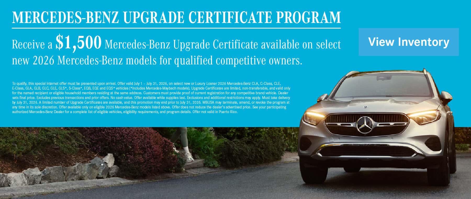 Mercedes-Benz Upgrade Certificate Program