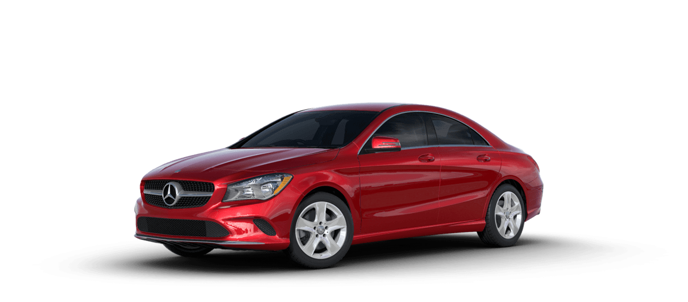 Легковая машина класс. Mercedes CLA 2018 Red. Мерседес CLA красный. Mercedes CLA 200 PNG. Красный автомобиль на белом фоне.