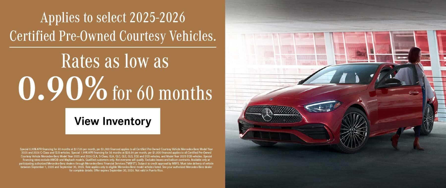 Rates As Low As 0.99% APR for up to 60 months
