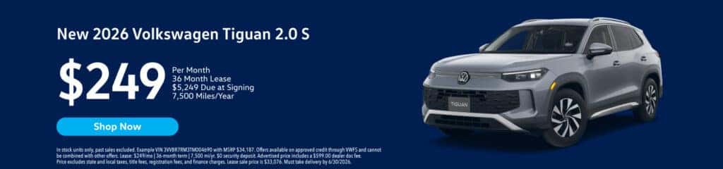 New 2026 Volkswagen Tiguan S