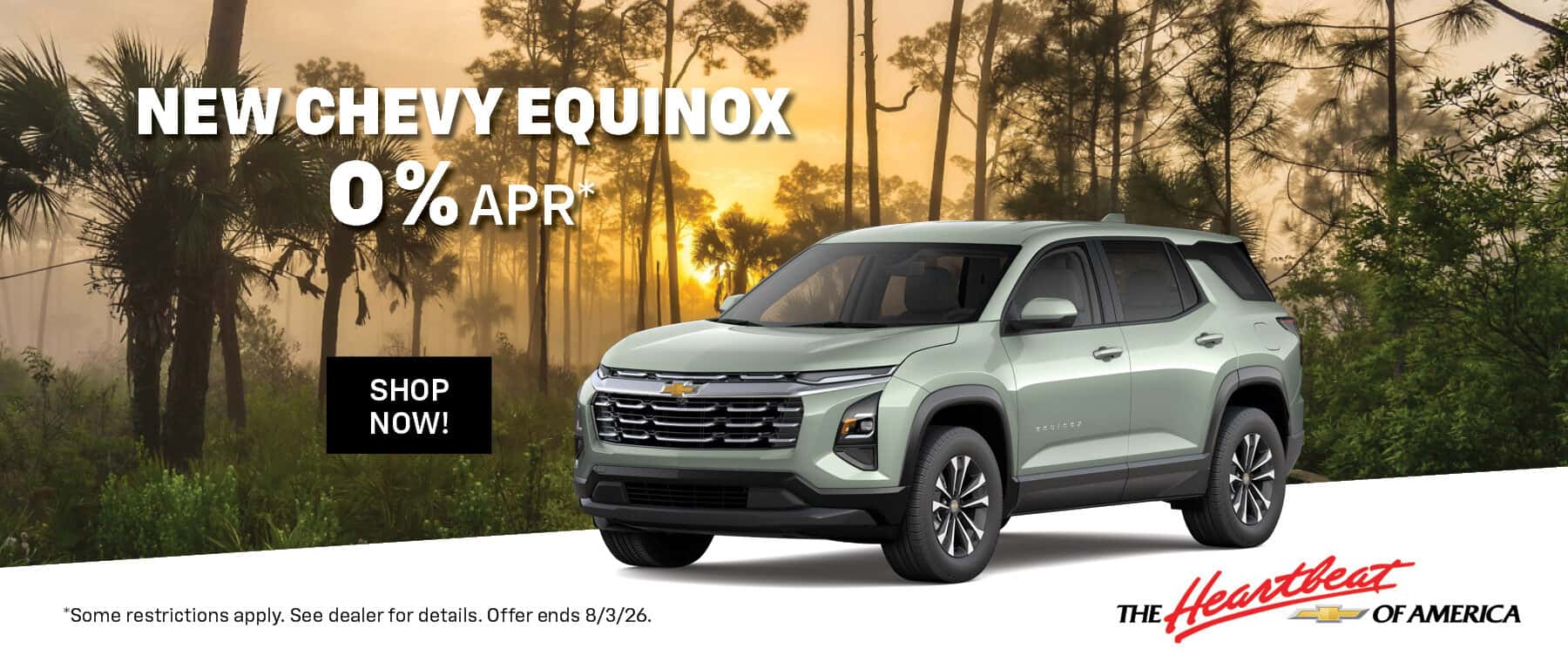 New Chevy Equinox 0% APR