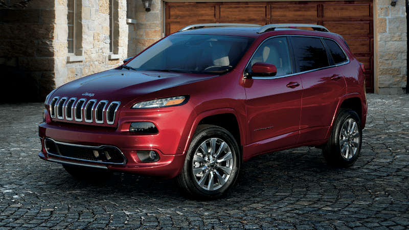 What is Active Drive Lock A red 2019 Jeep Cherokee parked in a driveway
