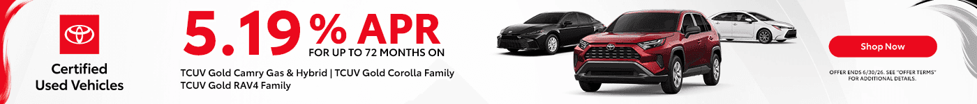 Headline 5.19% APR for up to 72 Months Design: Change the Rav4 to a 2020-2025 model