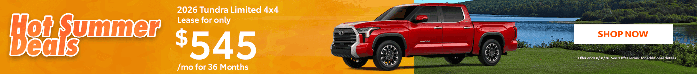2026 Tundra Limited 4x4 Subtext: Lease for only $545/mo for 36 Months