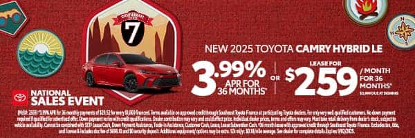 New 2025 Toyota Camry Hybrid LE