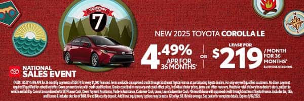 New 2025 Toyota Corolla LE