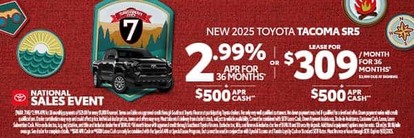New 2025 Toyota Tacoma SR5